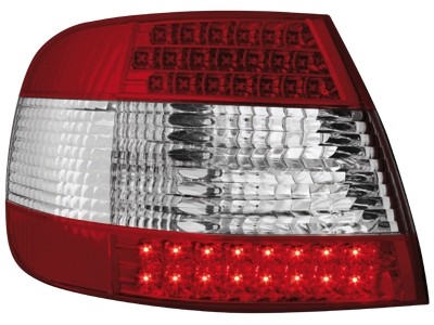 Achterlichten Audi A4 Limousine 95-01 LED rood/wit