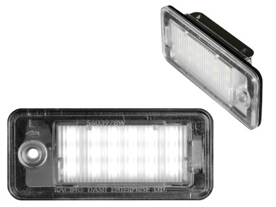 LED kentekenverlichting A3 / S3 04-09, A3 Cabrio 08-09, A4 / S4