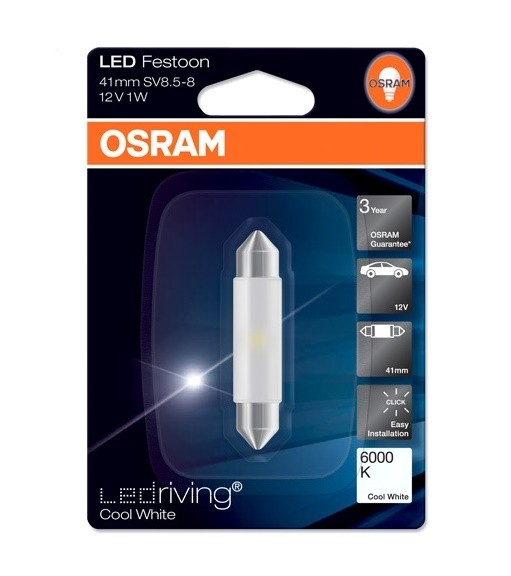 Osram SV8,5-8 41mm LED Cool White 6000K STANDARD