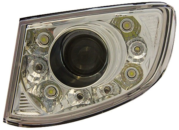 Mistlampen BMW E92/E93. 03-06 HELDERGLAS/Chroom