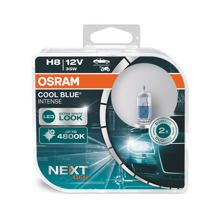 Osram Cool Blue Intense NextGen H8 12V 35W 2pcs/box Xenon Look