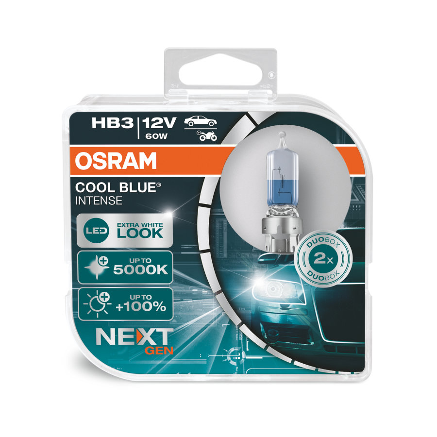 Osram Cool Blue Intense NextGen HB3 12V 60W 2pcs/box Xenon Look