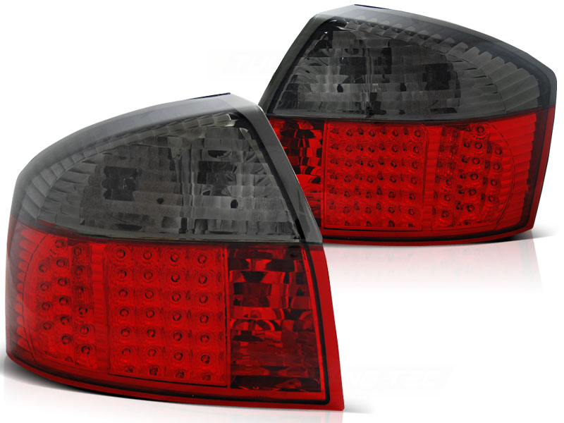 Achterlichten Audi A4 Limousine 01-04 LED rood/smoke