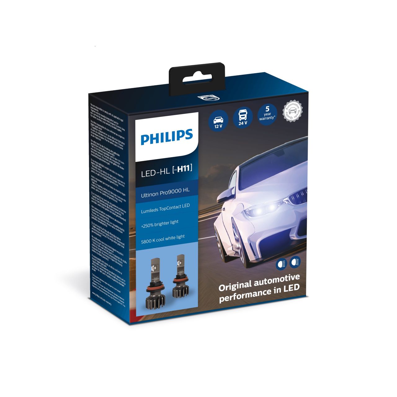 Philips X-treme Ultinon Pro9000 HL LED H11 12V/24V 18W 11362U90CWX2