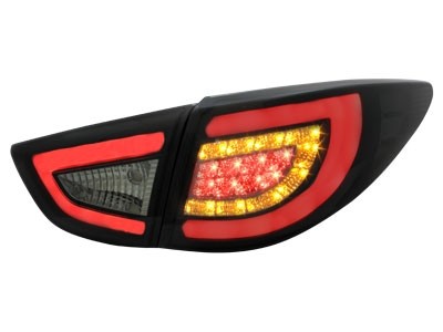 Achterlichten Hyundai Tucson met Tube en LED 09- Zwart/Rood-Copy