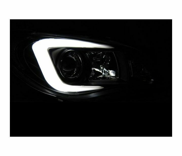 Koplampen Subaru Impreza II GD 06-07 Tube zwart