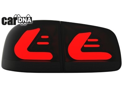 Achterlichten VW Touareg 02-10 Car DNA LED zwart/smoke