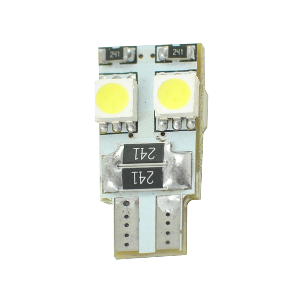 LED T10 W5W Canbus Lampjes 12v 4x SMD5050 Wit