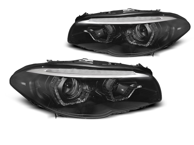 Koplampen BMW 5-Serie F10 F11 10-13 Dynamisch 3D LED Xenon zwart