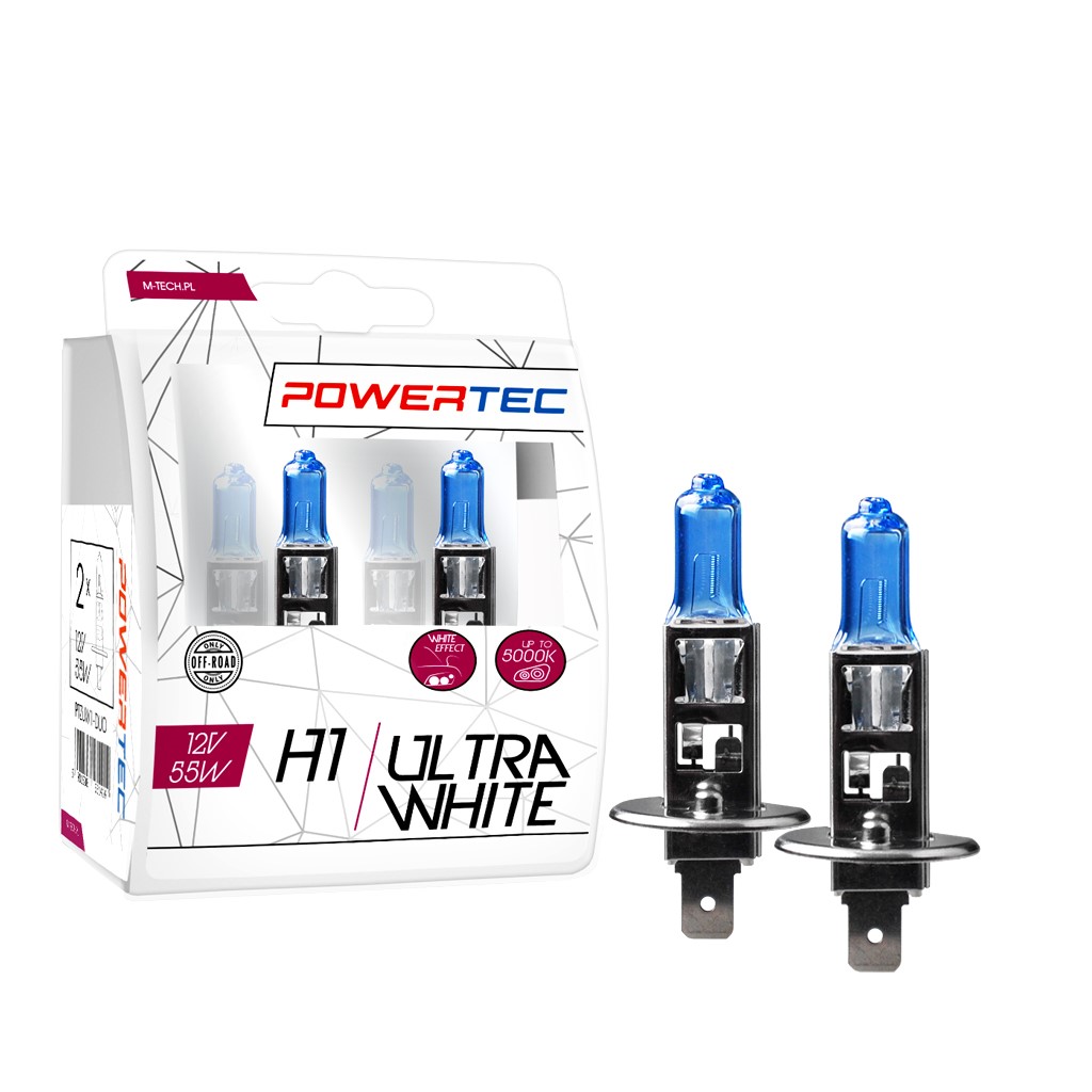 Mtech Powertec UltraWhite H1 lampen 12V DUO