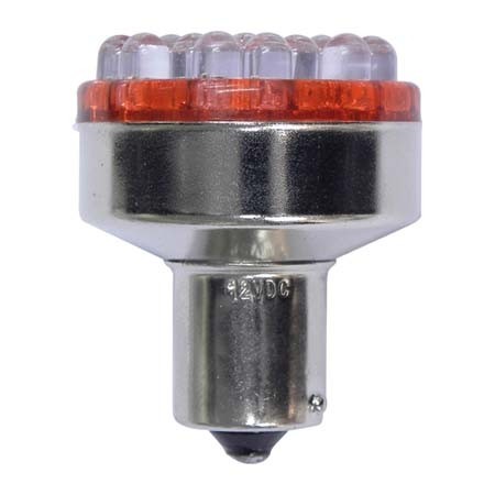 Scooterlamp BAY15D 12V/21-5W 30LED rood