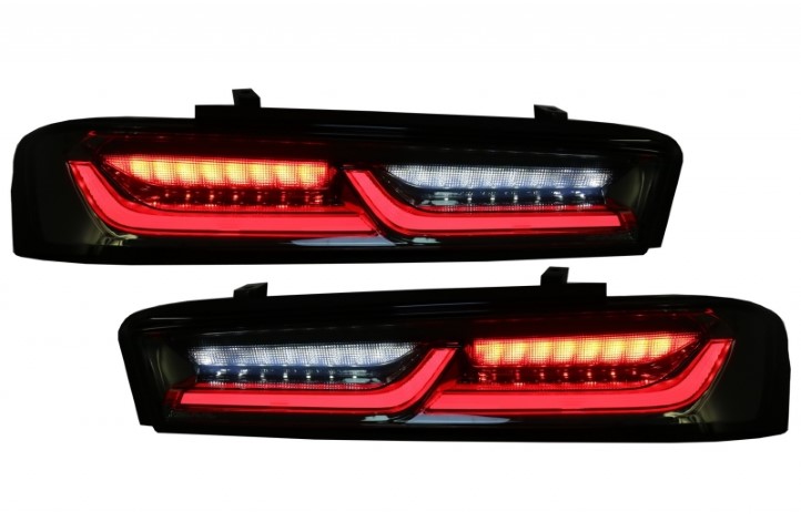 Achterlichten Chevrolet Camaro SS (2015-2017) LED Dynamic Turning Lights Smoke