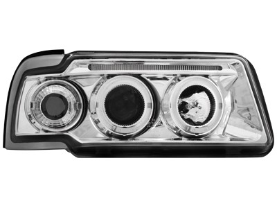 Koplampen Audi 80 Angel Eyes Chroom