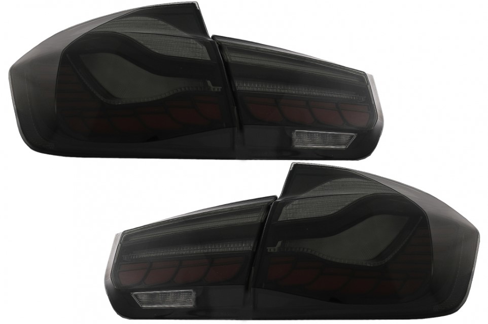 Achterlichten BMW F30 F35 F80 2011-2019 LCI Design OLED Smoke