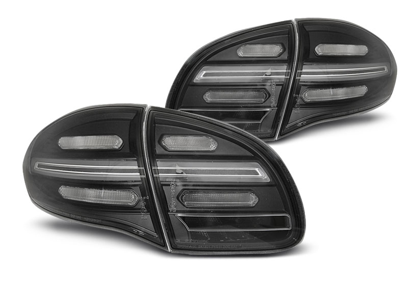 Achterlichten Porsche Cayenne 10-15 LED SEQ Dynamic zwart