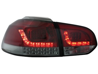 Achterlichten VW Golf VI LED Rood/Smoke