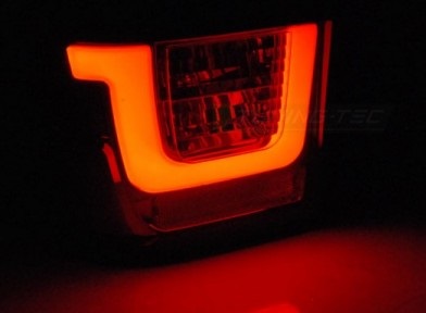 Achterlichten VW T4 90->> LED Tube Rood/Smoke