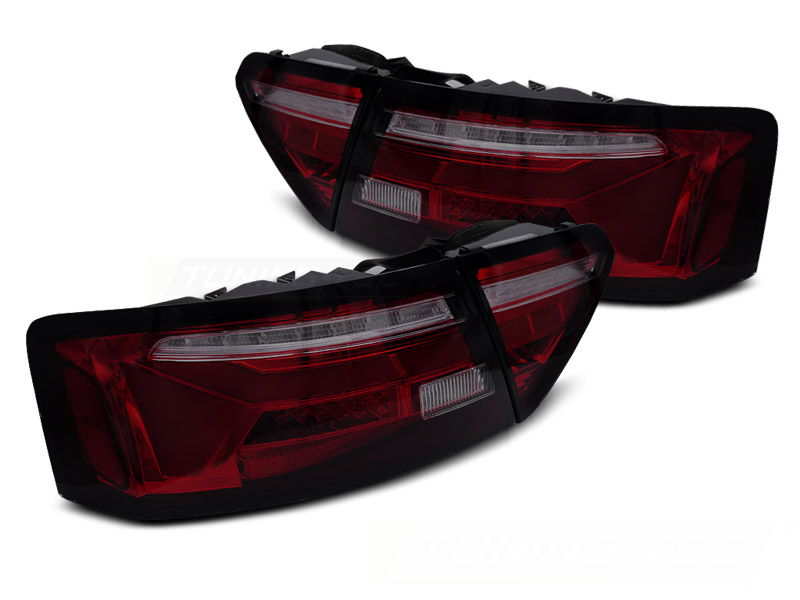 Achterlichten Audi A5 8T 11-16 LED rood/smoke (voor LED)