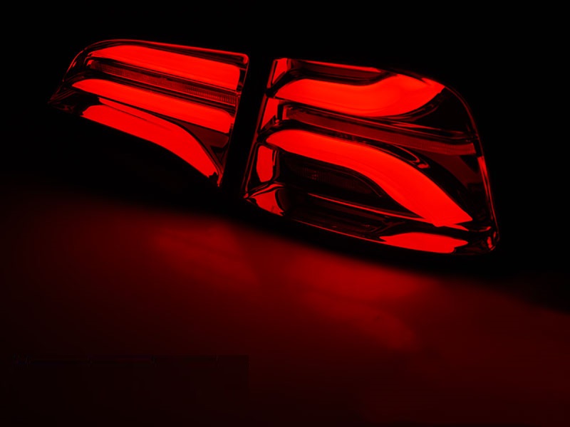 Achterlichten Tesla Model 3 LED Tube rood/smoke