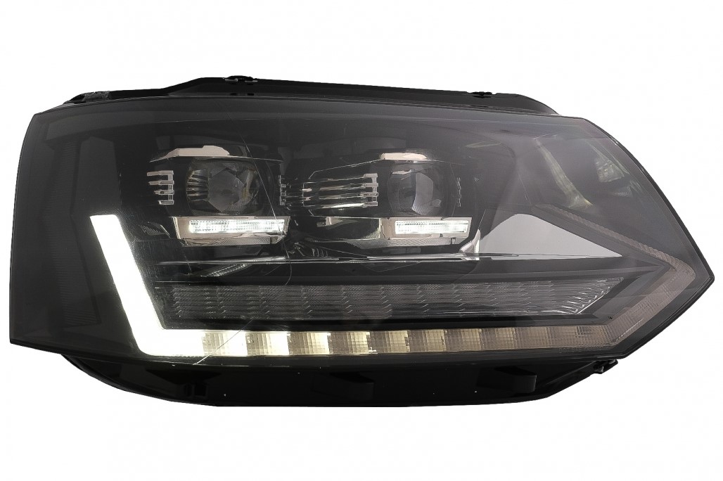 Koplampen VW T5 09-15 FULL LED Dynamic T6 DRL look