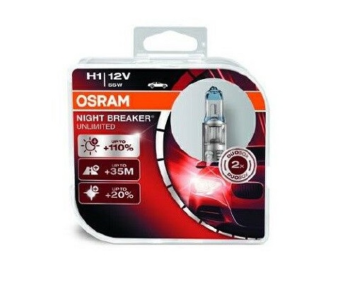 Osram Night Breaker Unlimited H1 2pcs/box