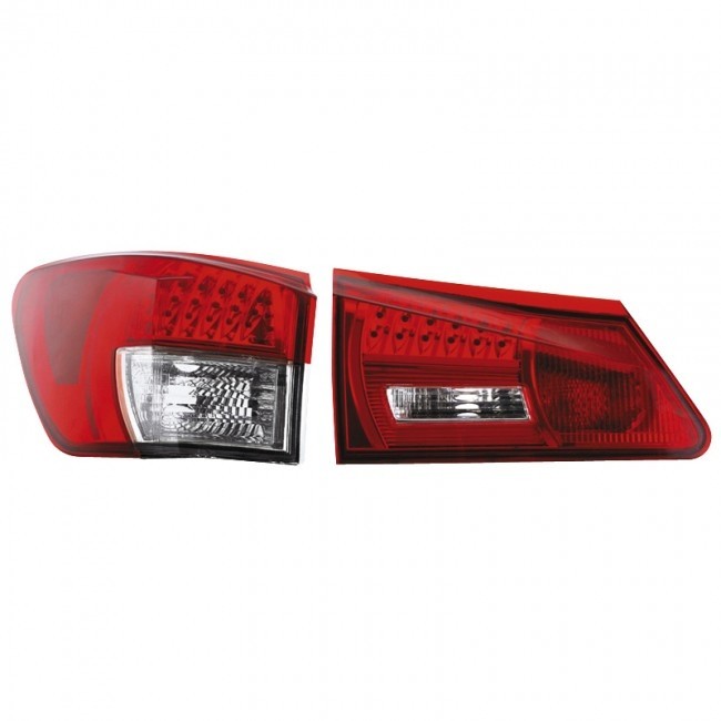 Achterlichten Lexus IS250 11/05- LED rood /helder