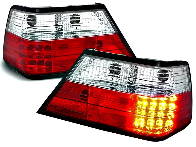 Achterlichten Mercedes E-Class W124 LED rood