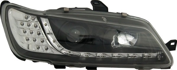 Koplampen Peugeot 306 97-00 Led Zwart