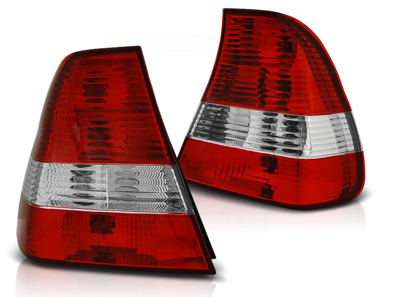 Achterlichten BMW E46 01-05 Helder WIT-ROOD