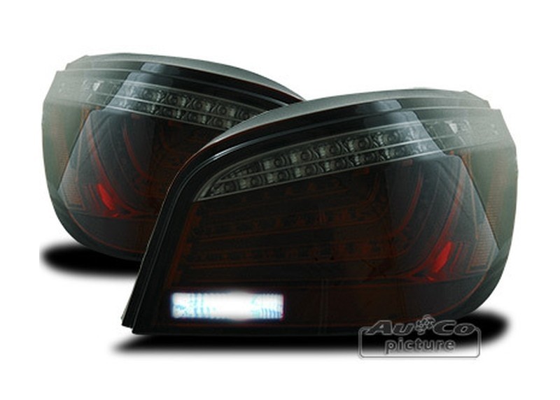 Achterlichten BMW E60 03-07 LED Tube Red/Smoke