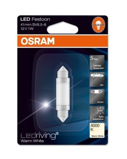 Osram SV8,5-8 41mm LED Warm White 4000K PREMIUM