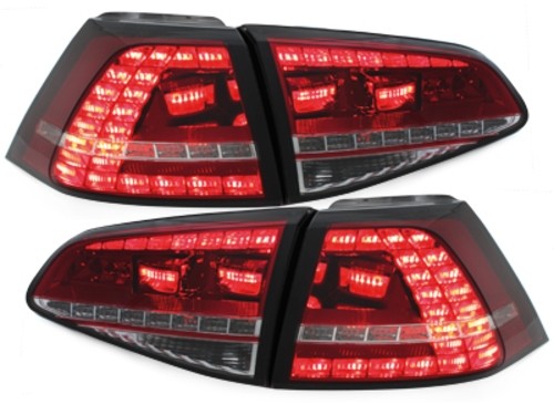 Achterlichten VW Golf VII LED 12- Rood