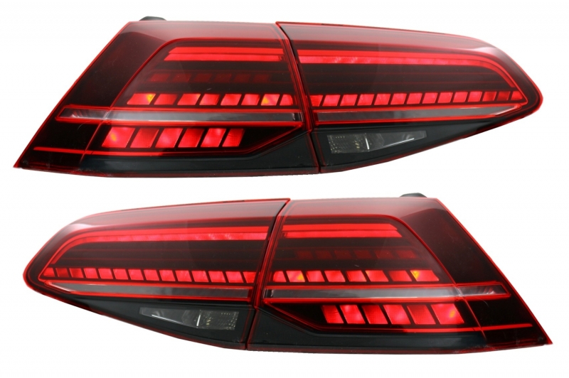 Achterlichten VW Golf VII Dynamic Facelift LED Cherry (Golf 7 & 7.5)