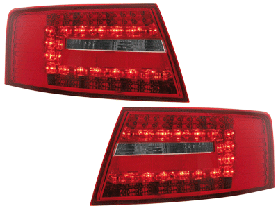 Achterlichten Audi A6 4F 04-08 LED rood/smoke