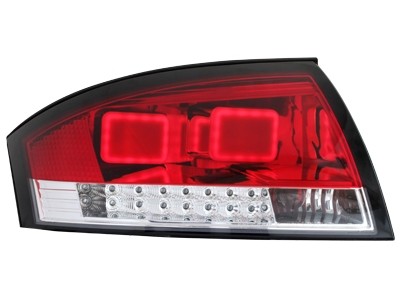 Achterlichten Audi TT 99-08 LED rood/wit