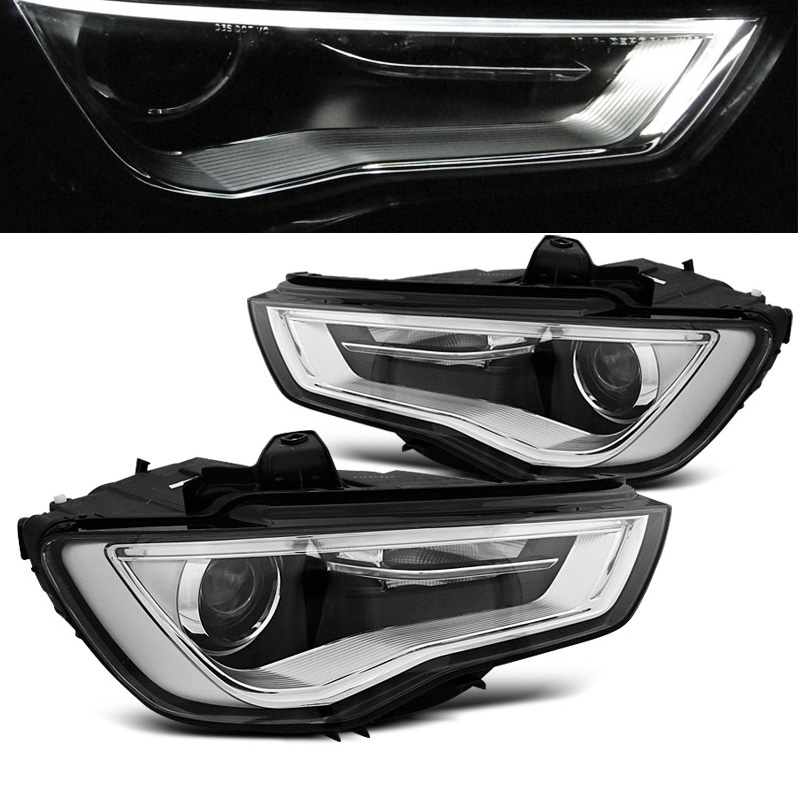 Koplampen Audi A3 8V Dagrijverlichting LED Xenon Look