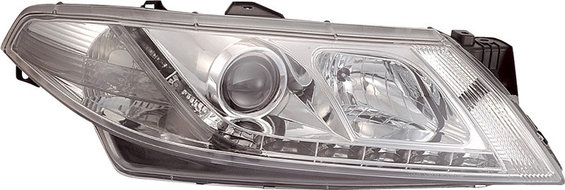 Koplampset Renault Laguna 01-07 chroom + Daytime Running Light O