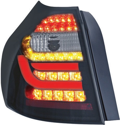 Achterlichten BMW E87/E81 04-07 Tube LED zwart