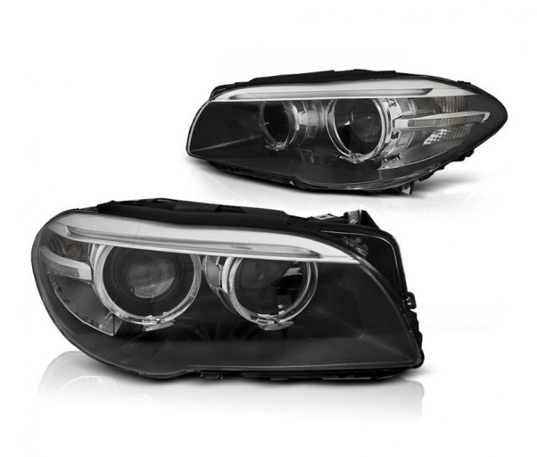 Koplampen BMW 5-Serie F10 F11 10-13 LED Xenon zwart