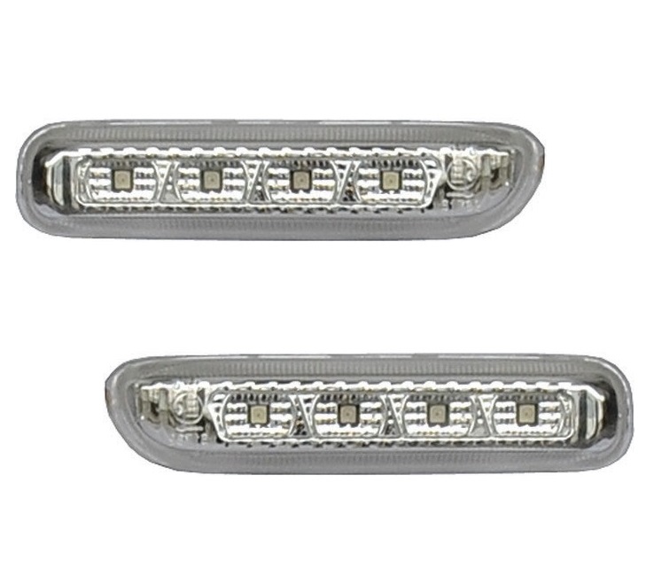 Zijknipperlichten BMW E46 98-01 LED Chroom