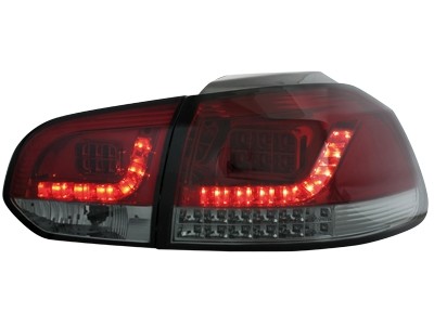 Achterlichten VW Golf VI LED Rood/Smoke