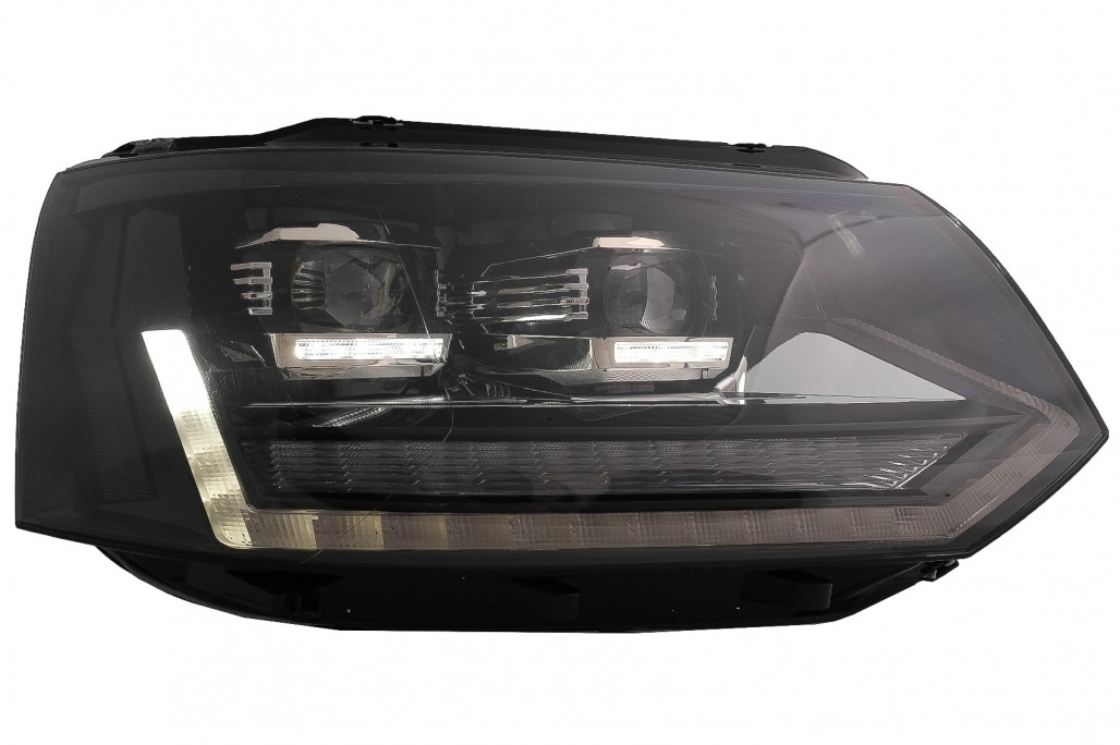 Koplampen VW T5 09-15 FULL LED Dynamic T6 DRL look