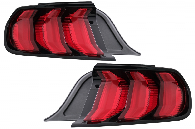 Achterlichten Ford Mustang VI S550 15-22 Dynamic Rood/Zwart