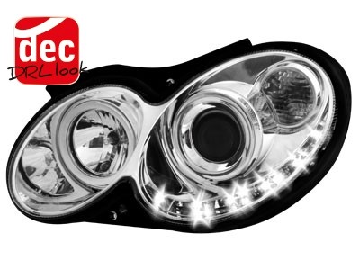 DRL-look Koplampen Mercedes Benz CLK W209 03-08