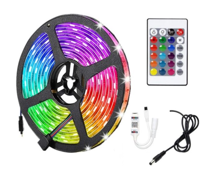 LED Strip 5 meter RGB met afstandsbediening