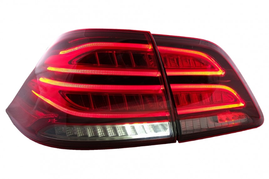 Achterlichten Mercedes M-Class W166 (2012-2015) Rood/Wit Tube