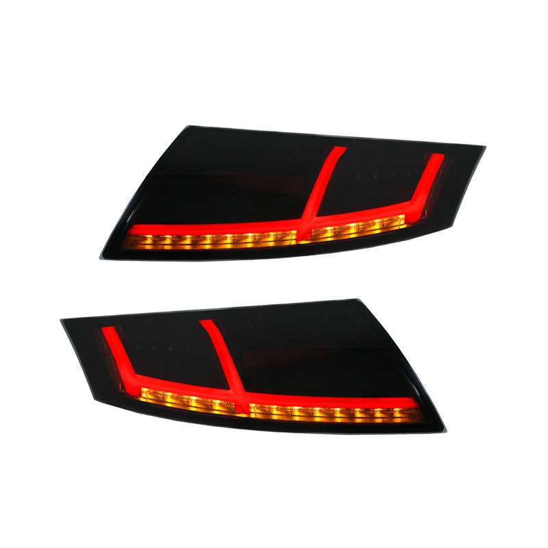 Set LED Achterlichten  Audi TT 2006-2013 - Zwart/Rookgrijs  - incl. Dynamic Running Light