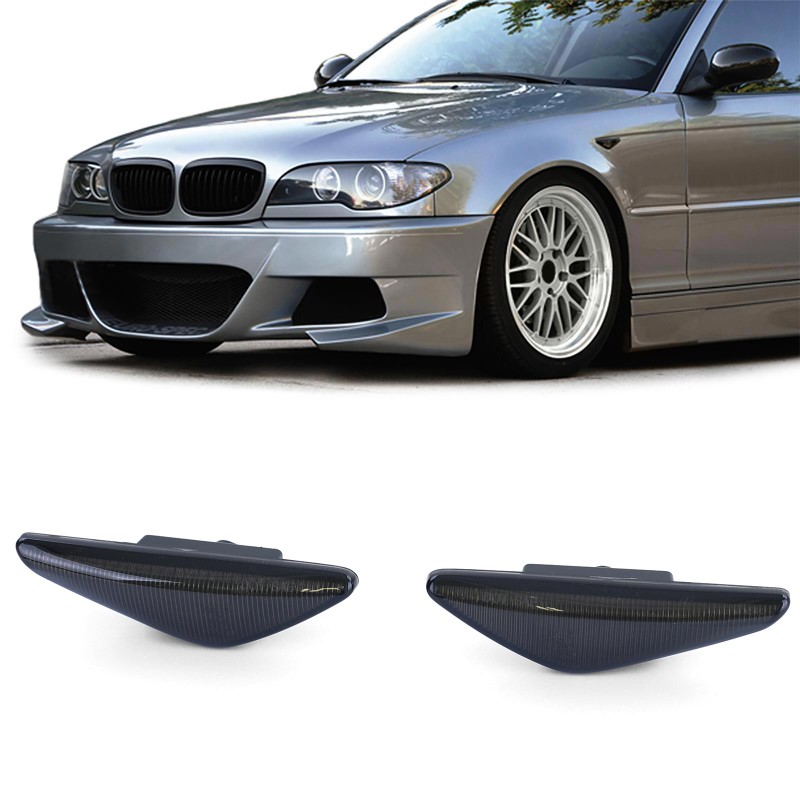 Zijknipperlichten E46 Coupe/Cabrio 03-07 LED Smoke