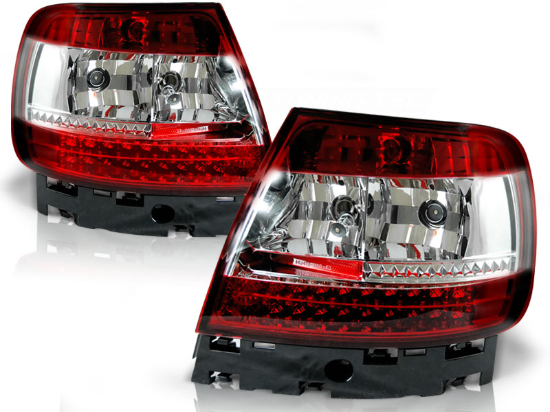 Achterlichten Audi A4 Limousine 95-01 LED rood/wit