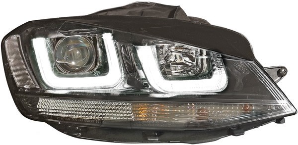 Koplampen VW Golf VII met led dagrijverlichting 12- zwart